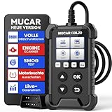 mucar OBD2 Diagnosegerät, CDL20 OBD2/EOBD Diagnosegerät Auto, Motor Fehlercodeleser Auto Diagnosegerät, KFZ Auslesegerät Mit Vollen OBD2-Funktionen, Auto Auslesegerät Unterstützt OBDII/EOBD-Protokoll