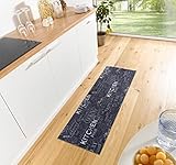 Hanse Home Cook & Clean Küchenläufer – Küchenteppich Kitchen Food Motiv Teppichläufer rutschfest Pflegeleicht Teppich Läufer für Küche, Flur, Eingangsbereich, Esszimmer – 50x150cm