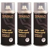 Stabilo Befestigungstechnik 3x Isolier- & Fleckenspray weiß 400ml | Fleckendecker, Abdeckspray, Isolierspray hochdeckend | 3 Stück