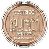 Catrice Sun Glow Matt Bronzing Powder, Bronzing-Puder, wasserfest, Nr. 035 Universal Bronze, braun, für Mischhaut, für unreine Haut, mattierend, matt, vegan, Nanopartikel frei (9,5g)