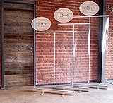 Mobiler Spuckschutz Roll-Up Classic 85 cm transparent (175 cm)