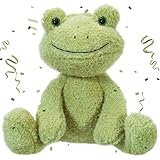 XNAUVOI Frosch Kuscheltier Kinder,Frosch Kuscheltier, Plüsch Frogs Weiche Und Komfortable Plüsch Frog Plüschpuppe-25cm