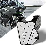 Weiß Motorradpanzerung, Brustpanzer-MTB, Einstellbare Brustpanzer Motocross, Männer Stoßdämpfer-Brustschutz-Motocross-Ausrüstung für Mountain Bike Racing