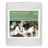 Prolifiqs Frühbeetvlies für Pflanzen 17g I Thermovlies/Frostschutz Überwintern auf Balkon/Garten/Hochbeet I Gartenvlies UV beständig und Wasserdurchlässig I Pflanzenschutz Winter (1,6 * 10)