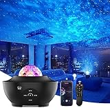 Dienmern Star Projector Galaxy Light - Galaxy Projector Nachtlicht Projektor, Starry Night Light Projektor für Kinder, in Bluetooth/Musik Lautsprecher/Timer, Geschenk zur Zimmer Dekoration