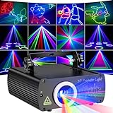 Ehaho DJ Discolicht Partylicht L2600 | 3D RGB Animation Party Licht mit Fernbedienung | Musik Sound Activated Disco Lichter mit DMX 512 | Beam Effekt Licht für Nachtclub KTV Live Show