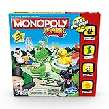 Monopoly Junior, der Klassiker der Brettspiele für Kinder, Familienspiel, ab 5 Jahren