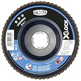 10x Tyrolit Fächerscheibe X-LOCK gekröpft 125x22,23 mm ZA40 PREMIUM Stahl/Inox