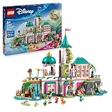 LEGO ǀ Disney Princess Schloss & königliche Haustiere – Set mit detaillierter Innenausstattung – inkl. Arielle, Rapunzel, Mulan, Jasmin & Vaiana Mini-Figuren – Geschenk für Kinder ab 6 Jahren – 43267