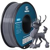 GEEETECH ABS+ Filament 1,75 mm, 3D Drucker Filament ABS 1KG Spool, Maßgenauigkeit +/- 0,03mm, Grau