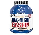 Weider Day & Night Casein Proteinpulver, Schoko-Sahne, Eiweiß für Muskelaufbau, Fitness Shake 1,8kg