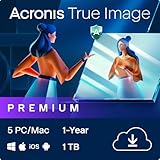 Acronis Cyber Protect Home Office 2023 | Premium | 1 TB Cloud-Speicher | 5 PC/Mac | 1 Jahr | Windows/Mac/Android/iOS | Internet Security inkl. Backup | Aktivierungscode per Email