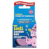 Tinti Zauberbad Rosa - Sprudelnde Badekugel mit Überraschung, 1er Pack