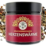 Herzenswärme Räuchermischung • mit Iriswurzel, Weihrauch Dammar, Styrax & Zitronenschalen • Sanft-warm duftendes Räucherwerk für Liebe, Geborgenheit & Wohlbefinden • 100% Naturrein • HerbsnRoots