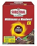 Substral Celaflor Wühlmaus & Maulwurf Ex Stop, 150g, vertreibt Wühlmäuse und Maulwürfe mit Sofortwirkung, ohne Gift