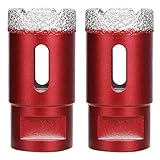 ViaGasaFamido Diamant-Lochsäge, 2-teiliges Diamant-Bohrer-Set, Glasbohrer für Keramikfliesen, Porzellan, Marmor, Granit, Steinflaschen (Diamantbohrer Bit M14 gefärbter Bohrer 30 mm)