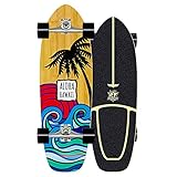 Surfskate Pump-Skateboard, 75 × 23,5 cm, CX4 Carving-Truck, 7 Schichten, Ahornholz, ABEC-11-Kugellager, Ski-Übungsbrett, simuliertes Surfen, Training für Kinder, Jugendliche, Erwachsene (B)