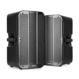 Vonyx VD712A PA Lautsprecher Aktiv 1600 Watt - 2er Set - Bluetooth Lautsprecher Groß mit DSP – DJ Boxen für Party & Bühne – PA Anlage Komplettset – Aktivboxen mit Bi-Amping – Musikbox Groß mit TWS
