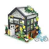 TOY PLAYER STEM Blumen Haus Klemmbausteine Baukasten,Friends mädchen Haus Geschenk für Mädchen 6-12 Bausteinen Kompatibel Mit Lego Haus (579 Stück)