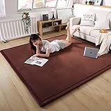 TALCON Großer Teppich, weicher Korallensamt, Spielmatte für Kinderzimmer, Baby, Kleinkind, Kinderzimmer, rutschfester Bodenteppich, Yogamatte, Übungsunterlagen