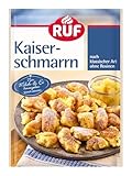 RUF Kaiserschmarrn nach traditioneller Art ohne Rosinen, super fluffiger Teig, schnell und einfach zubereitet mit nur Milch und Ei, klassischer österreichischer Genuss, 1 x 165