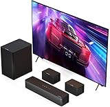 ULTIMEA 5.1 Soundbar mit Subwoofer und Hinteren Lautsprechern, 320W Bluetooth Soundbar mit 3D Surround-Sound und App-Steuerung, Heimkino-System für Maximale Audio-Erlebnisse