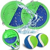 Jalunth Klettballspiel Klettball Strandspielzeug Strandspiele Wurfspiel Kinder Erwachsene Garten Outdoor Draußen Strand Spielzeug Spiele Geschenke 2 3 4 5 6 7 8 9 10 Jahre Mädchen Junge Ostergeschenke