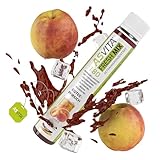 AsVita Getränkekonzentrat Fresh Mix 1:80-25ml Fresh2Go - Getränkesirup zuckerfrei - 26 leckere Geschmacksrichtungen (Eistee-Pfirsich) Vital Drink mit 7 Viataminen