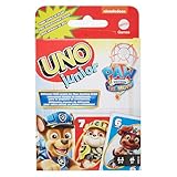 UNO Junior PAWPatrol Kartenspiel - vereinfachte Version des beliebten UNO Spiels mit Bildern aus dem Animationsfilm, für 2-4 Spieler und Kinder ab 3 Jahren, HGD13