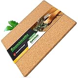 Saunamatte aus Kork (Bodenmatte für Sauna-Bereich) 45x30 cm | Rutschhemmende & feuchtigkeitsresistente Matte aus 100% Naturkork. Korkplatte aus Presskork, ideal für Wellness, Sauna, Duschmatte