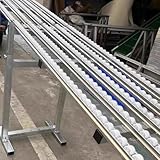 Leichtgewichtiger Förderer, spleißbarer, verzinkter Rahmen, 30,5 cm breit, 1 m lang, ideal für LKW, Anhänger, Lager, Fabriken und vielseitige Transportlösung