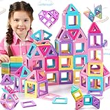 Magnetische Bausteine Spielzeug Ab 3 4 5 6 7 Jahre Jungen Mädchen Magnetspielzeug Magnete für Kinder Geschenk für Mädchen Junge 3 4 5 6 7 8 9 Jahre Kreativität Lern spielzeug Für Kindertag Weihnachten