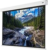 100' Zoll Akku-Batterie-Leinwand celexon Professional Plus V2.0 4:3 | 200x150cm weiß | 8K 4K Full HD 3D | elektrisch betriebene Beamer-Leinwand zum Aufladen, inkl. Fernbedienung | Decken-/Wand-Montage