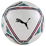 PUMA 83313 Unisex – Erwachsene teamFINAL 21 Lite Ball290gFußball,White-RoseRed-OceanDepthsBlack,3