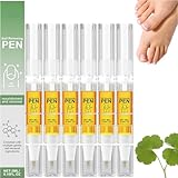 Nagelerneuerungsstift, Nagelhautöl-Stift, Nagelstärker & Feuchtigkeitspflege, Nagelwachstumsöl-Stifte, Repariert gespaltene & rissige Nägel, Tragbare Nagelpflege-Stifte für den Alltag, 3ml (6 PCS)