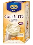 KRÜGER YOU chai latte Karamell, Instantzubereitung für Teegetränke, aromatisiert mit Karamell-Geschmack, 250 g (10 x 25 g Sachets)