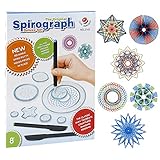 Gobesty Spirograph, Spiral Designer Drawing Spielzeug Set Für Kinder Und Erwachsene, Spirograph Deluxe kit mit 22 Räder und 3 Stiften