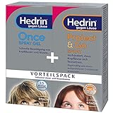 HEDRIN Vorteilspack - 1 x ONCE Spray Gel (60 ml) + 1 x Protect&Go Spray (120 ml) - Set zur Beseitigung und Vorbeugung von Kopfläusen und Nissen - gut verträglich klinisch getestet