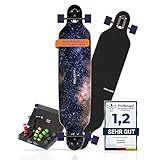 Sporterra Longboard [Sommer-Angebot] - Longboard Erwachsene und Jugendliche - Optimiert bis ins kleinste Detail für unvergessliche Abenteuer auf dem Long Board