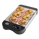 Cecotec Flachtoaster Turbo EasyToast Basic. 3 Quarzheizkörper, 6 Leistungsstufen, Krümelschublade, Kabelaufwickler, Finish aus hitzebeständigem Kunststoff, 900 W.