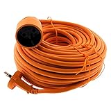 Zenitech Prolongateur 16A HO5VVF 2x1.5 Orange 25m