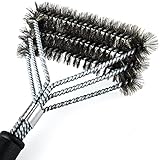 Blumtal Grillbürste Edelstahl - Grill Zubehör Drahtbürste Grill - Grillreiniger Gasgrill Grillbürsten - Grillzubehör Gasgrill Grillrost Bürste - Edelstahl Grillbürste Grillreiniger Bürste