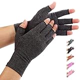 Duerer Arthritis Handschuhe - Compression f¡§1r Rheumatoide & Osteoarthritis - bieten arthritische Gelenkschmerzen Linderung der Symptome - M?nner und Frauen(Schwarz, M)