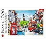 Trefl, Puzzle, Straße in London, Großbritannien, 1000 Teile, Premium Quality, für Erwachsene und Kinder ab 12 Jahren