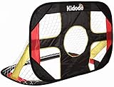 Kidodo Fußballtor Kinder Torwand Fussballtore für Kinder Pop up Tor Fussballtore für Garten
