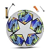 RNNTK 2024 Geeignet für Football Fans Fußball Artikel Fußballliebhaber Geburtstagsgeschenk Fußball Football Ball fußbälle Regulär Nr. 5 Ball Football mit Pumpe