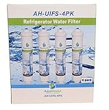 4x Aquahouse UIFS kompatibel Kühlschrank Wasserfilter für Samsung DA29-10105J HAFEX/EXP WSF-100 Aqua-Pure Plus (nur externer Filter)