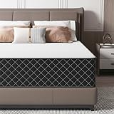 MOLPHIT Matratze 90x200cm, Höhe 25cm mit Oeko-TEX Zertifiziert, Härtegrad H3 und H4, Innerspring Hybrid Memory Foam Matratze in Einer Box für ultimative Unterstützung und Druckentlastung, 90x200x25cm