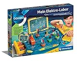 Clementoni Galileo Lab – Mein Elektro-Labor, spannender Experimentierkasten, elektronischer Bausatz mit Sensoren & Lichteffekten, für Kinder ab 8 Jahren von Clementoni 59292