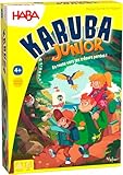 HABA Karuba Junior Gesellschaftsspiel Kinder Kooperatives und Strategiespiel Großes Brettspiel 1-4 Spieler ab 4 Jahren, 303407